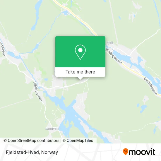 Fjeldstad-Hved map