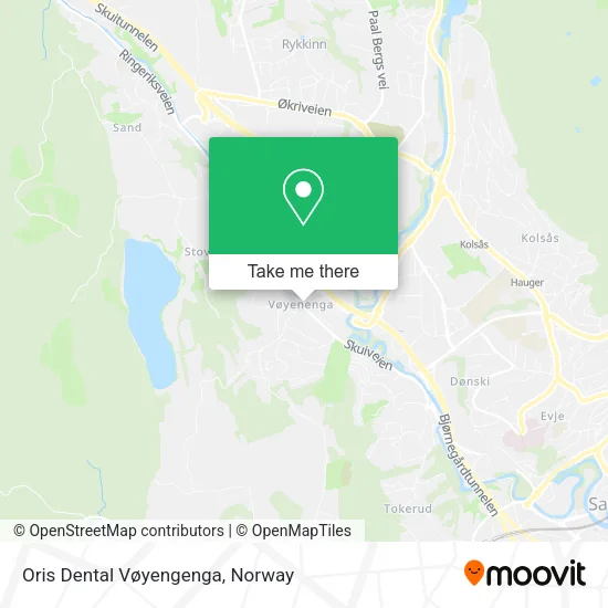 Oris Dental Vøyengenga map