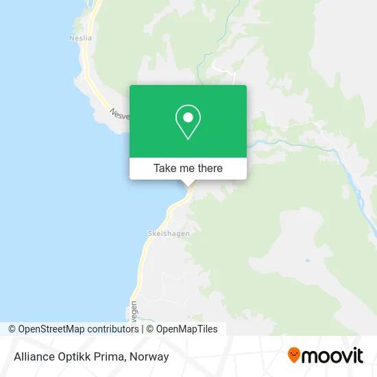 Alliance Optikk Prima map