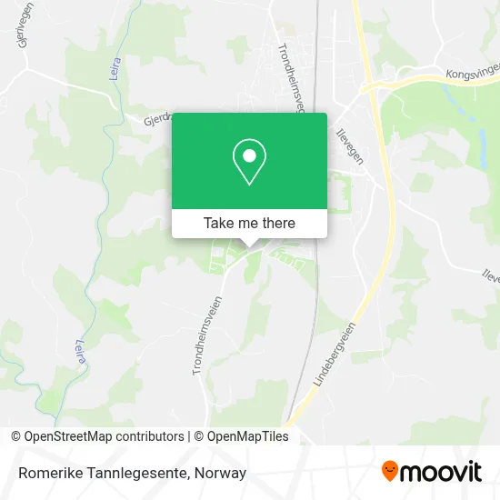 Romerike Tannlegesente map