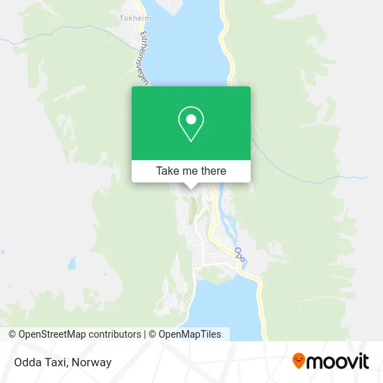 Odda Taxi map