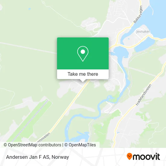 Andersen Jan F AS map