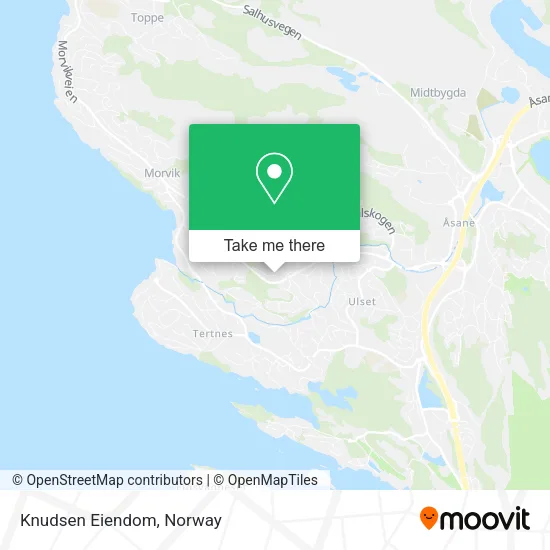 Knudsen Eiendom map