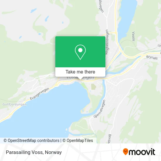 Parasailing Voss map