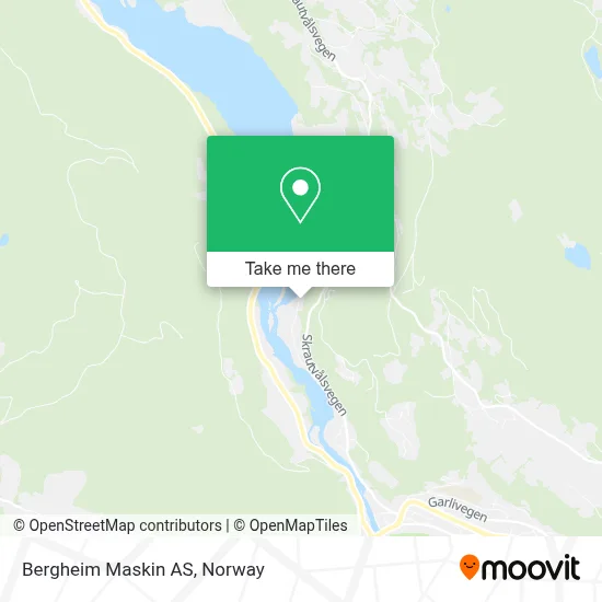 Bergheim Maskin AS map
