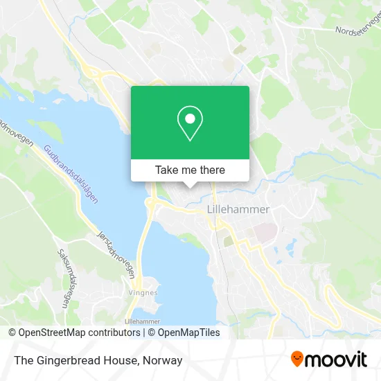 The Gingerbread House map