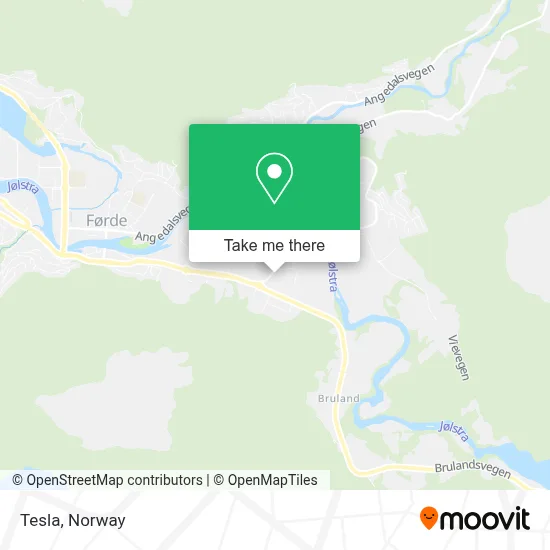 Tesla map