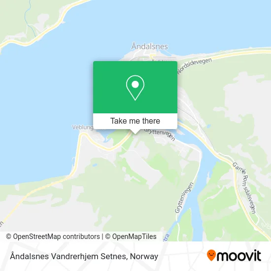 Åndalsnes Vandrerhjem Setnes map