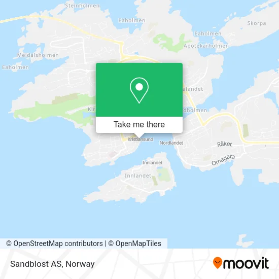 Sandblost AS map