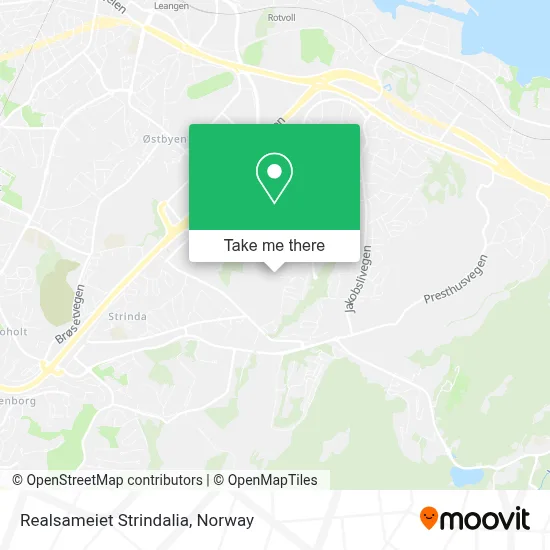 Realsameiet Strindalia map