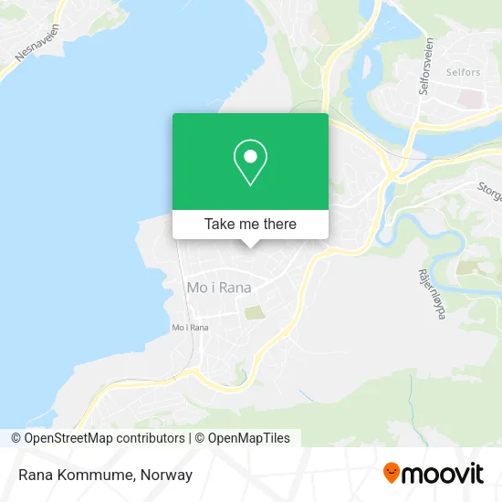 Rana Kommume map