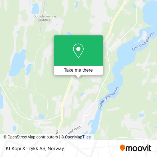 Kt Kopi & Trykk AS map