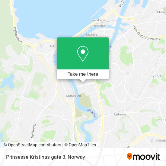 Prinsesse Kristinas gate 3 map