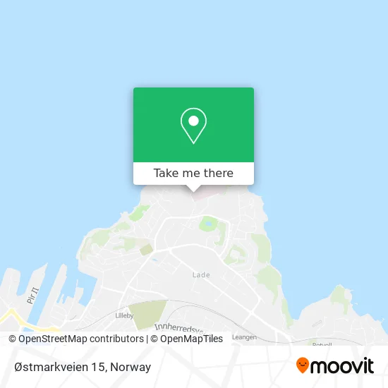 Østmarkveien 15 map