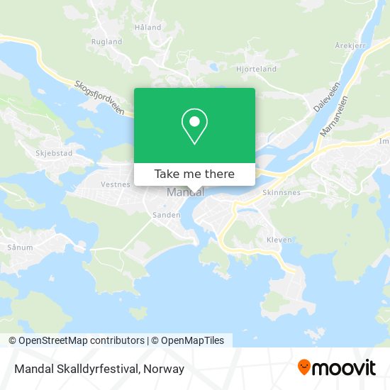 Mandal Skalldyrfestival map