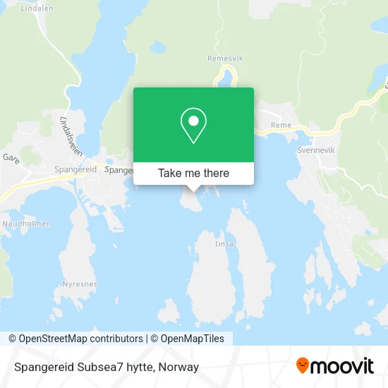 Spangereid Subsea7 hytte map