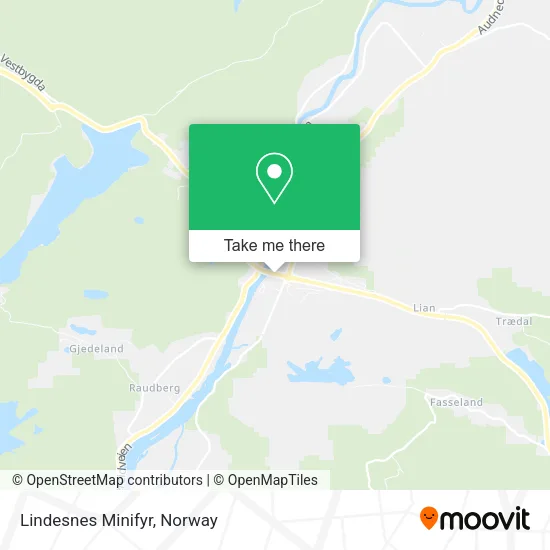 Lindesnes Minifyr map