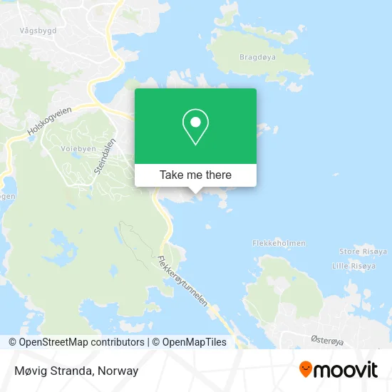 Møvig Stranda map