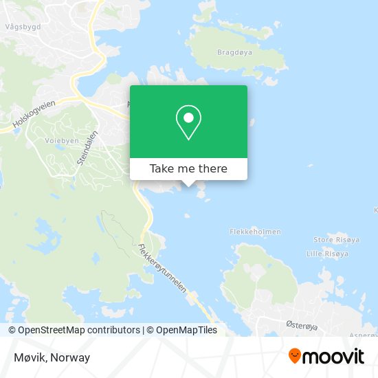 Møvik map