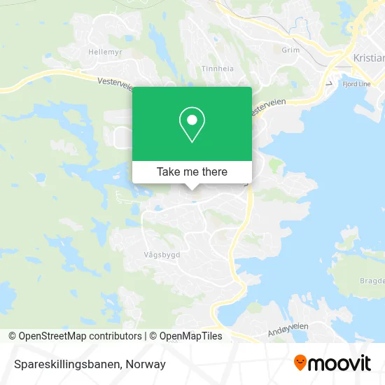 Spareskillingsbanen map