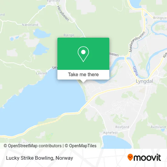 Lucky Strike Bowling map