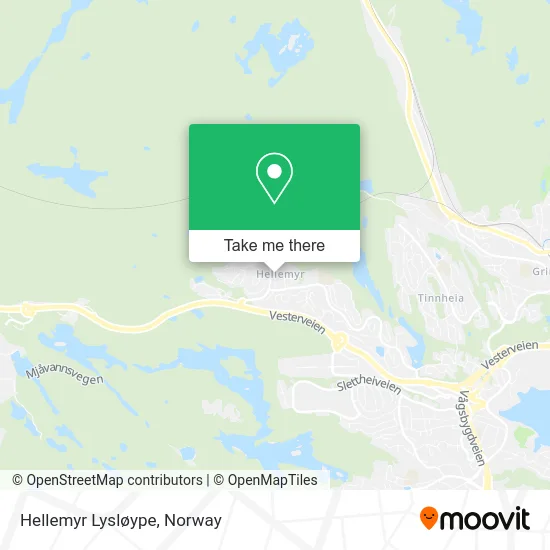 Hellemyr Lysløype map