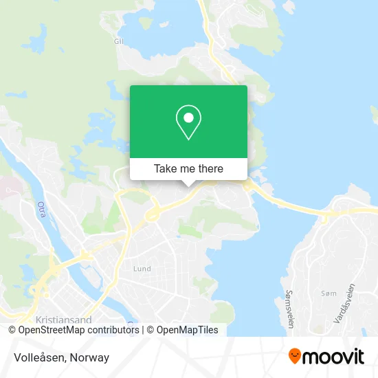 Volleåsen map