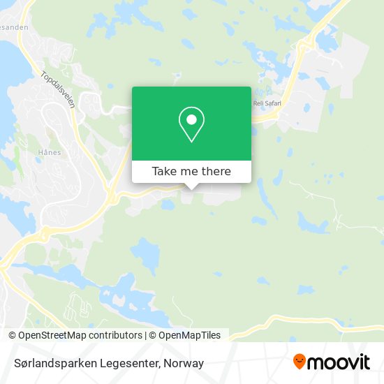 Sørlandsparken Legesenter map