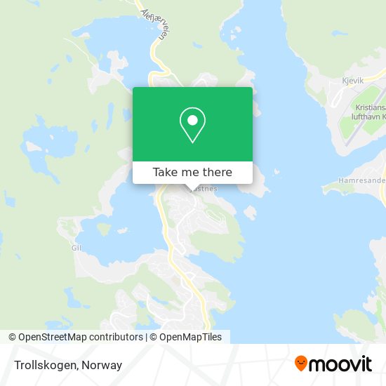 Trollskogen map