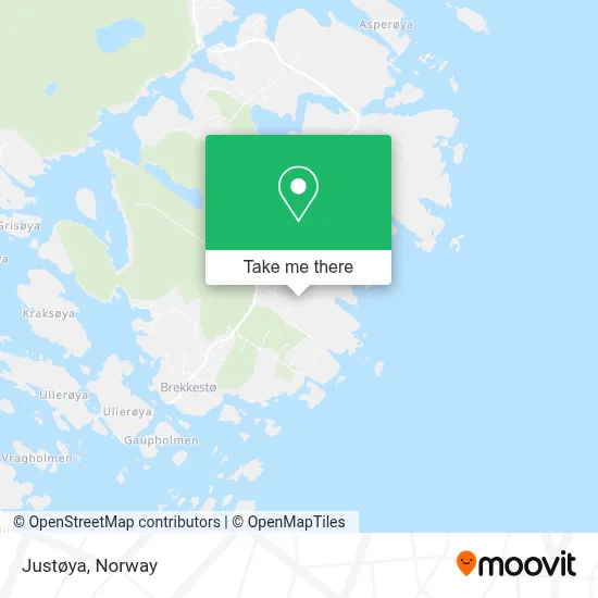 Justøya map