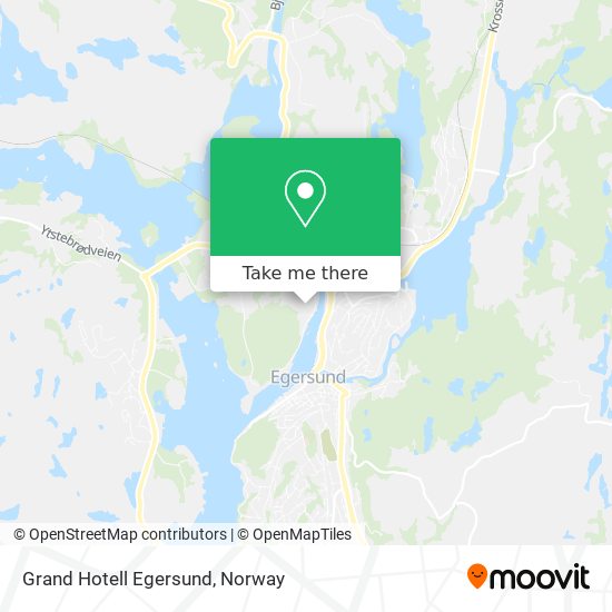Grand Hotell Egersund map