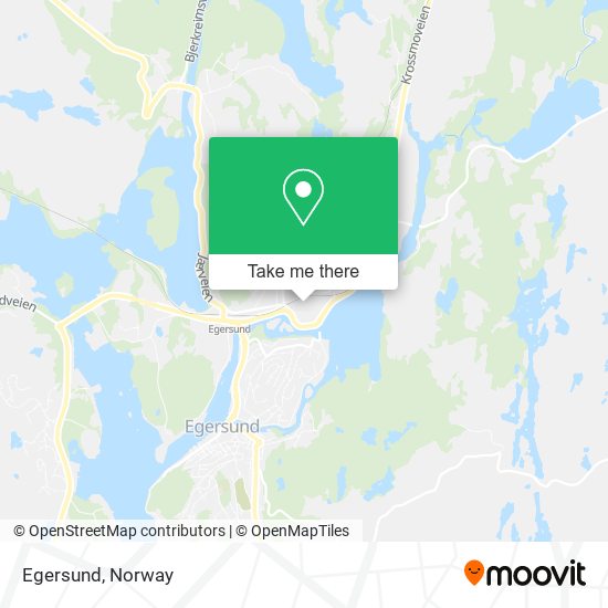 Egersund map
