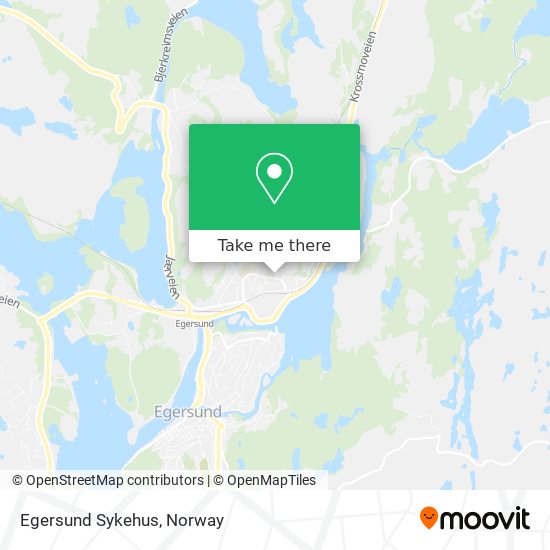 Egersund Sykehus map