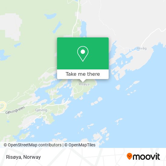 Risøya map