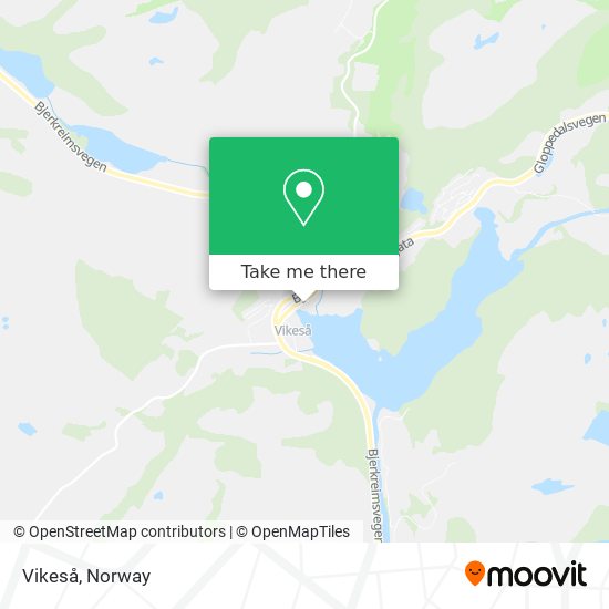 Vikeså map