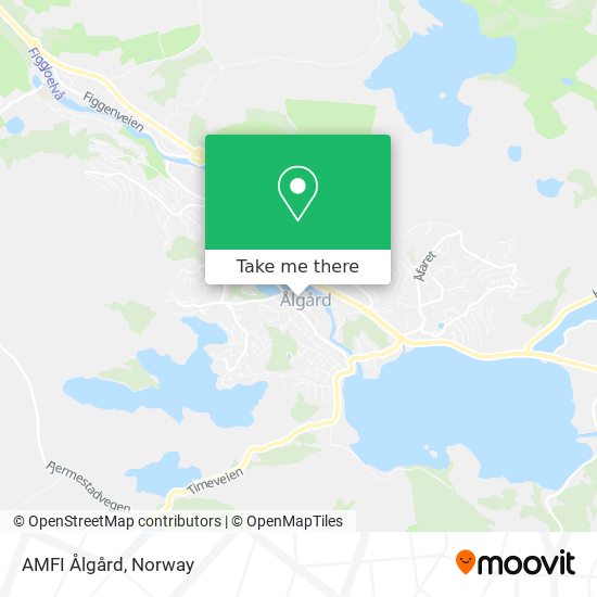 AMFI Ålgård map