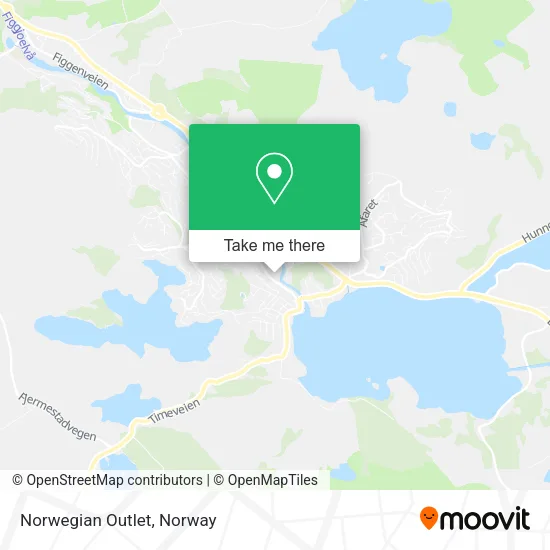 Norwegian Outlet map