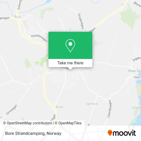 Bore Strandcamping map