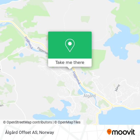 Ålgård Offset AS map