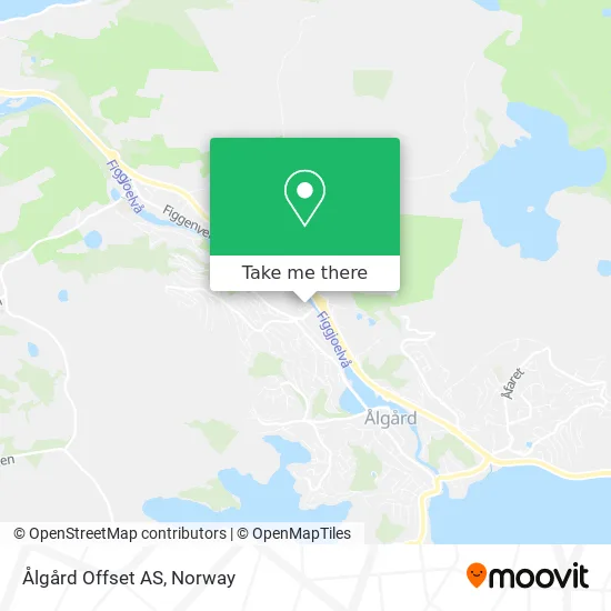 Ålgård Offset AS map