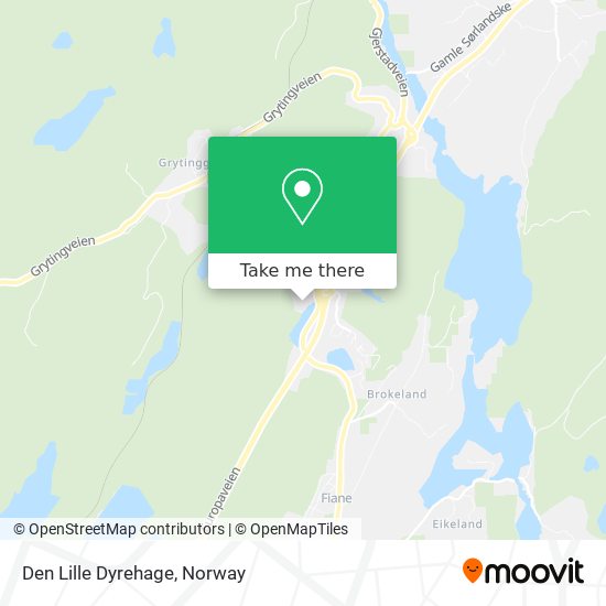 Den Lille Dyrehage map