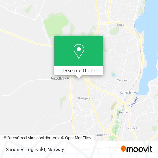 Sandnes Legevakt map