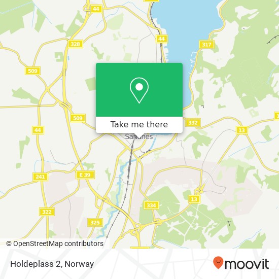 Holdeplass 2 map