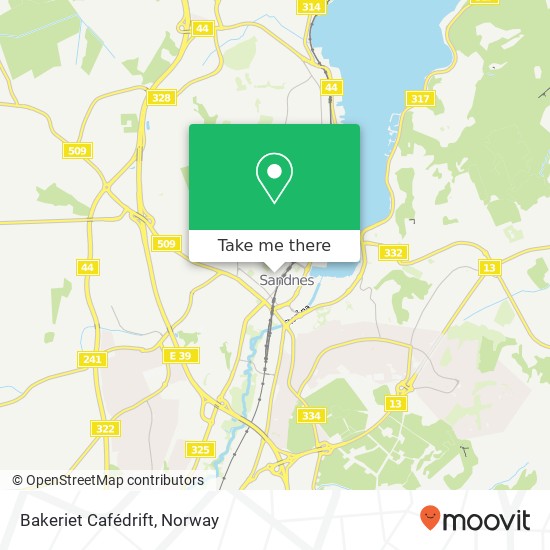 Bakeriet Cafédrift map