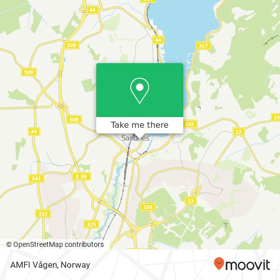 AMFI Vågen map