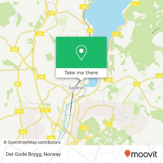 Det Gode Brygg map