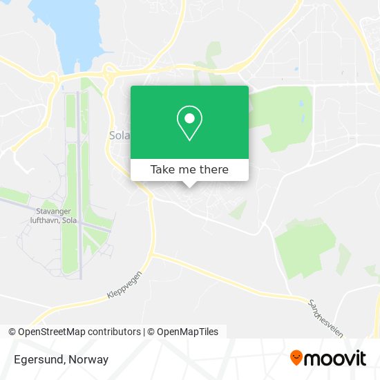 Egersund map