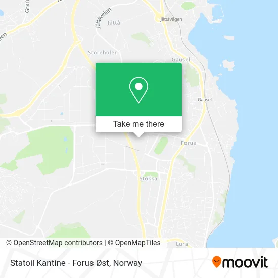 Statoil Kantine - Forus Øst map