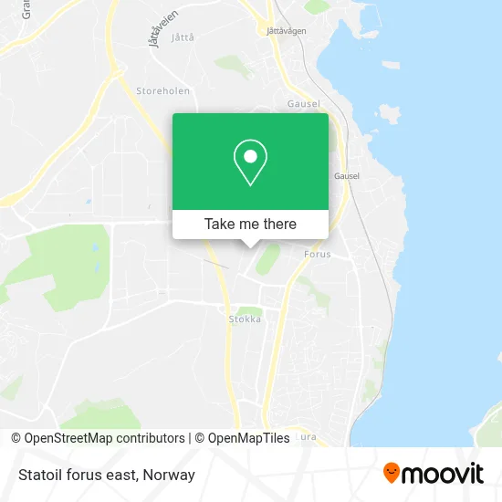 Statoil forus east map