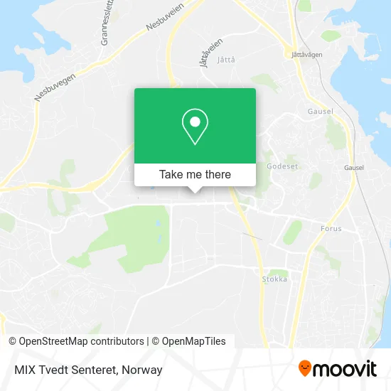 MIX Tvedt Senteret map